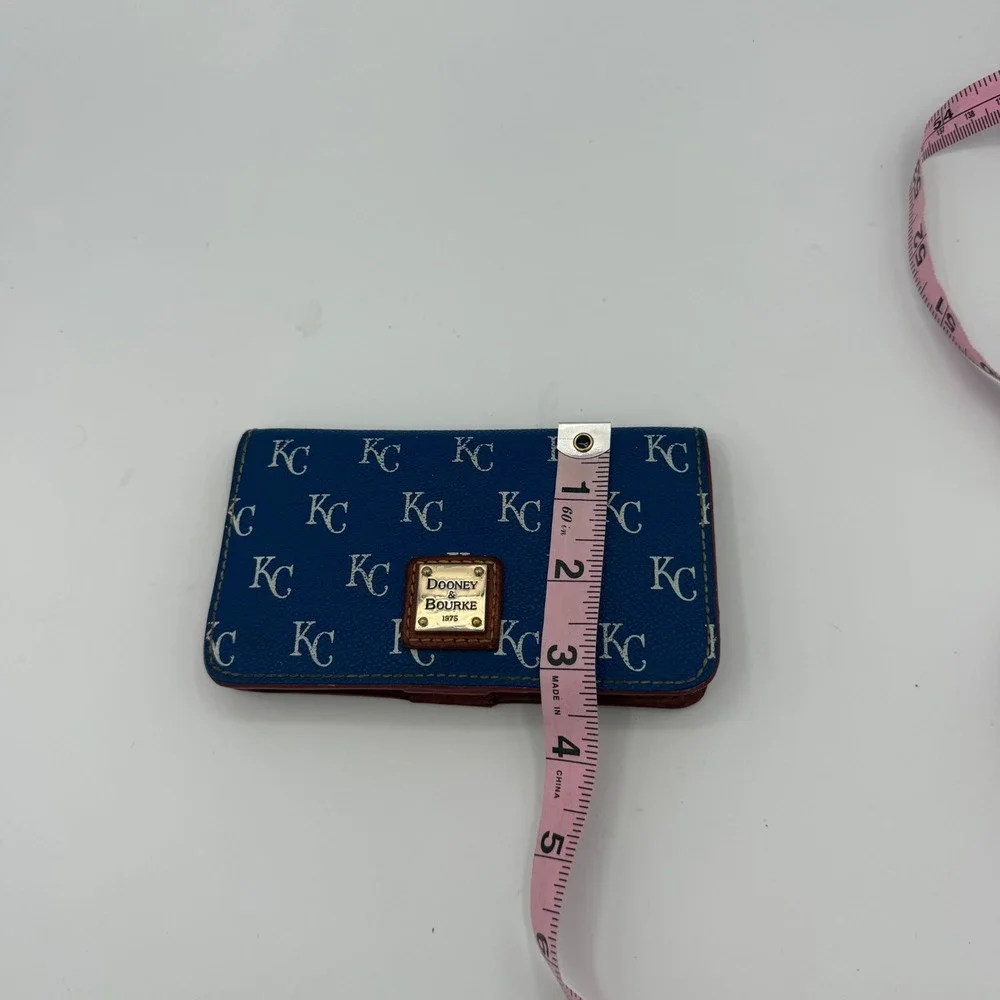 Dooney & Bourke Kansas City Royals Wallet Womens MLB Monogram Luxury Baseball